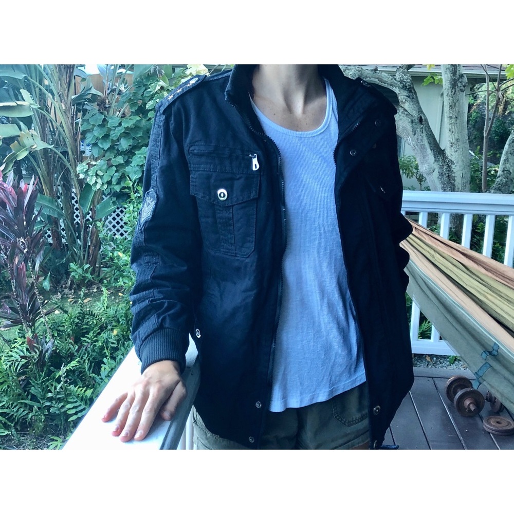 Men or women’s fuzzy lined bomber jacket